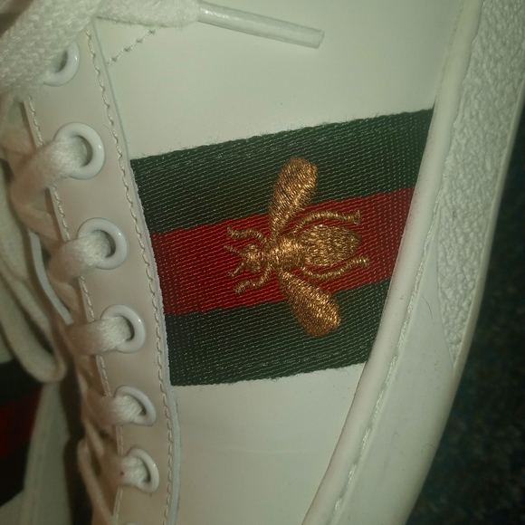SOLD! Gucci Ace Bee Sneakers 34.5 - Picture 10 of 14